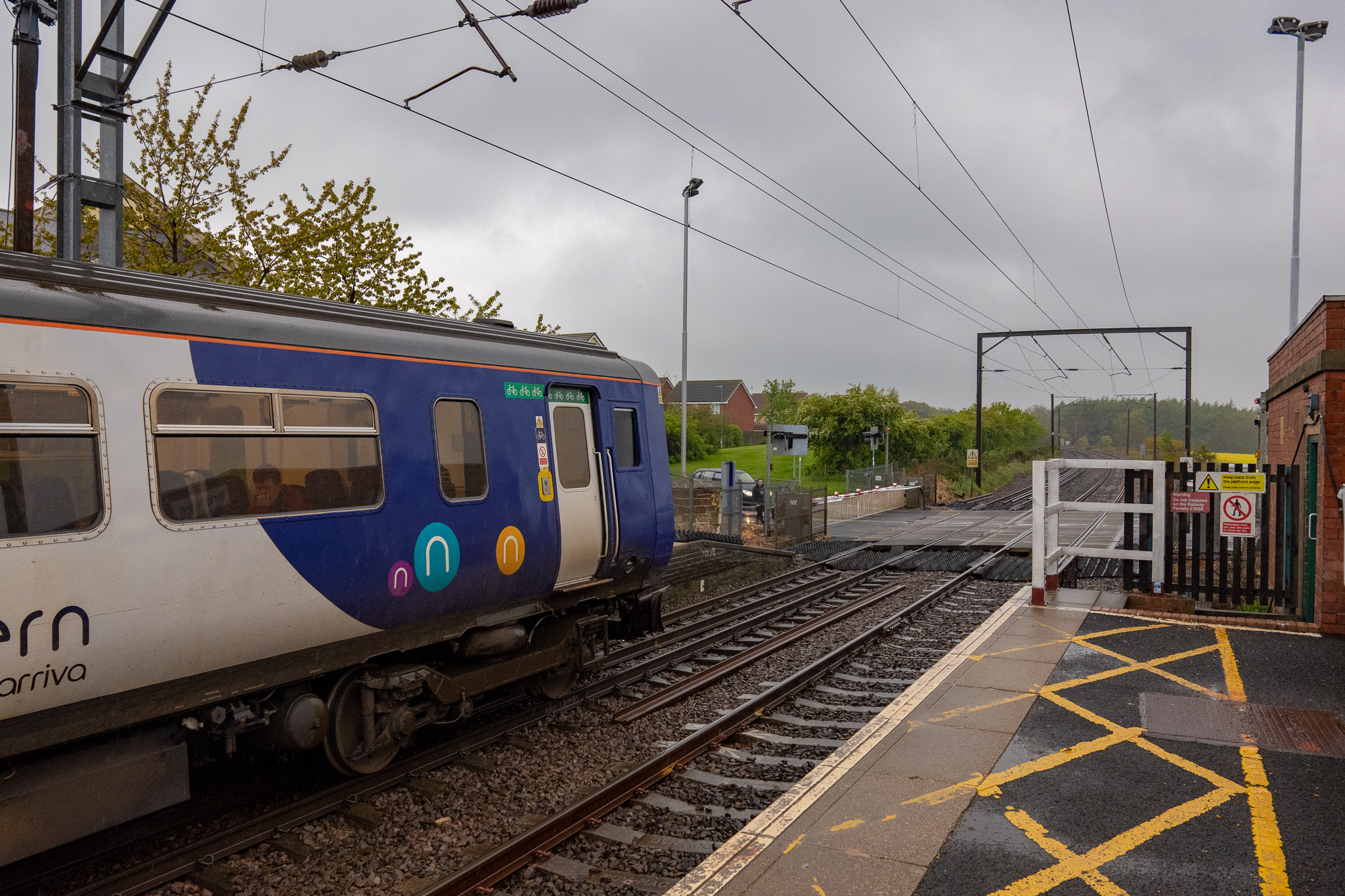Class 156 at Widdrington Station
