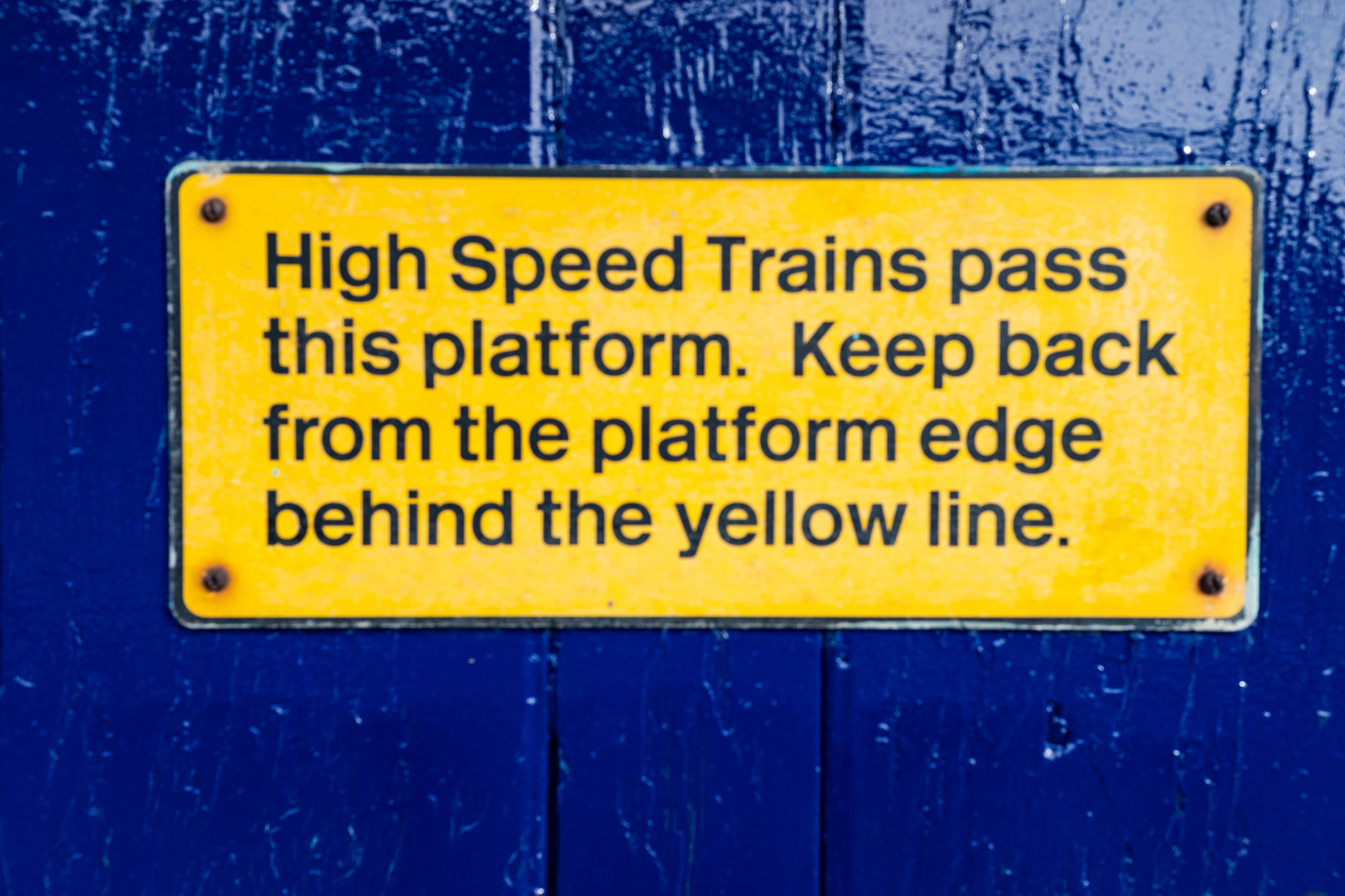 Warning Sign at Chathill