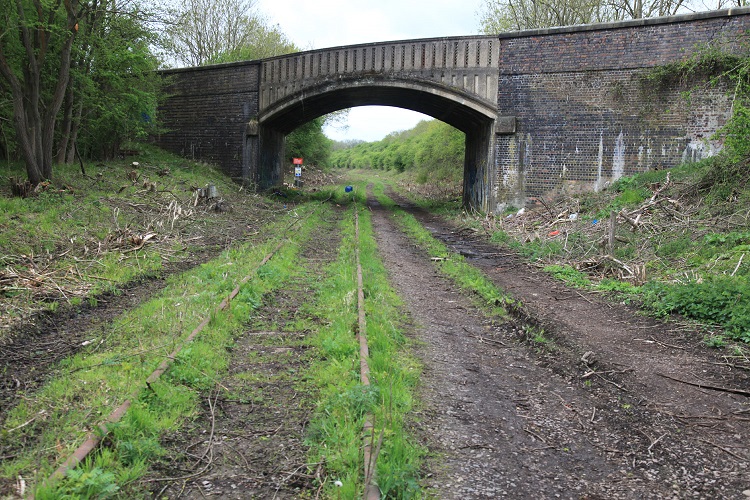 Swanbourne clearance work. Image by East West Rail/Phil Marsh.