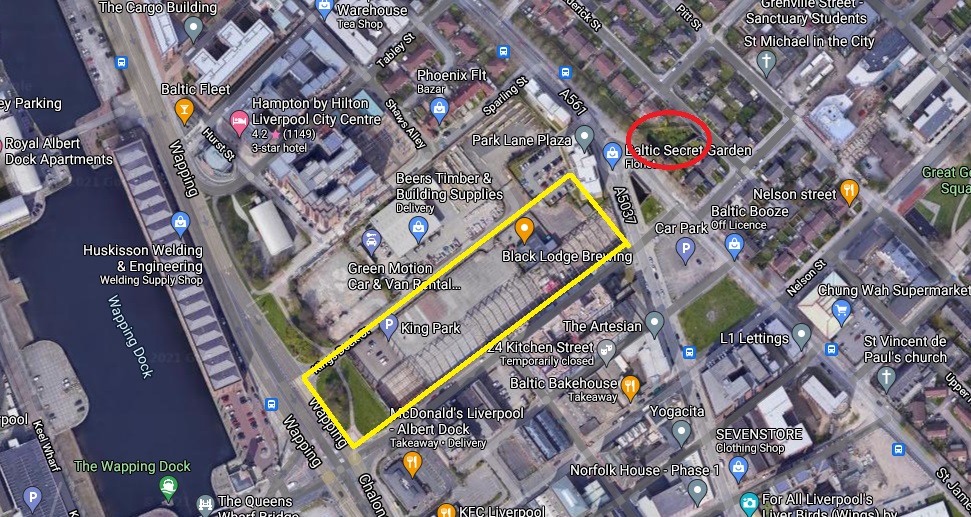 (Imagery © 2021, Bluesky, Infoterra Ltd & COWI A/S Getmapping plc, Infoterra Ltd and Blusky, Maxar Technologies, The Geoinformation Group. Map data © 2021)