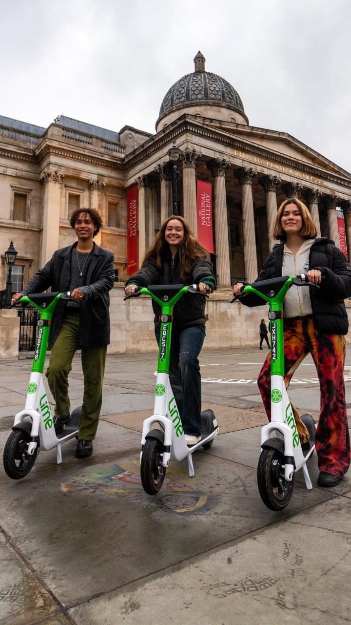 Rail is not alone in providing sustainable commuting. TfL promotion of modern commuting (e-scooters).