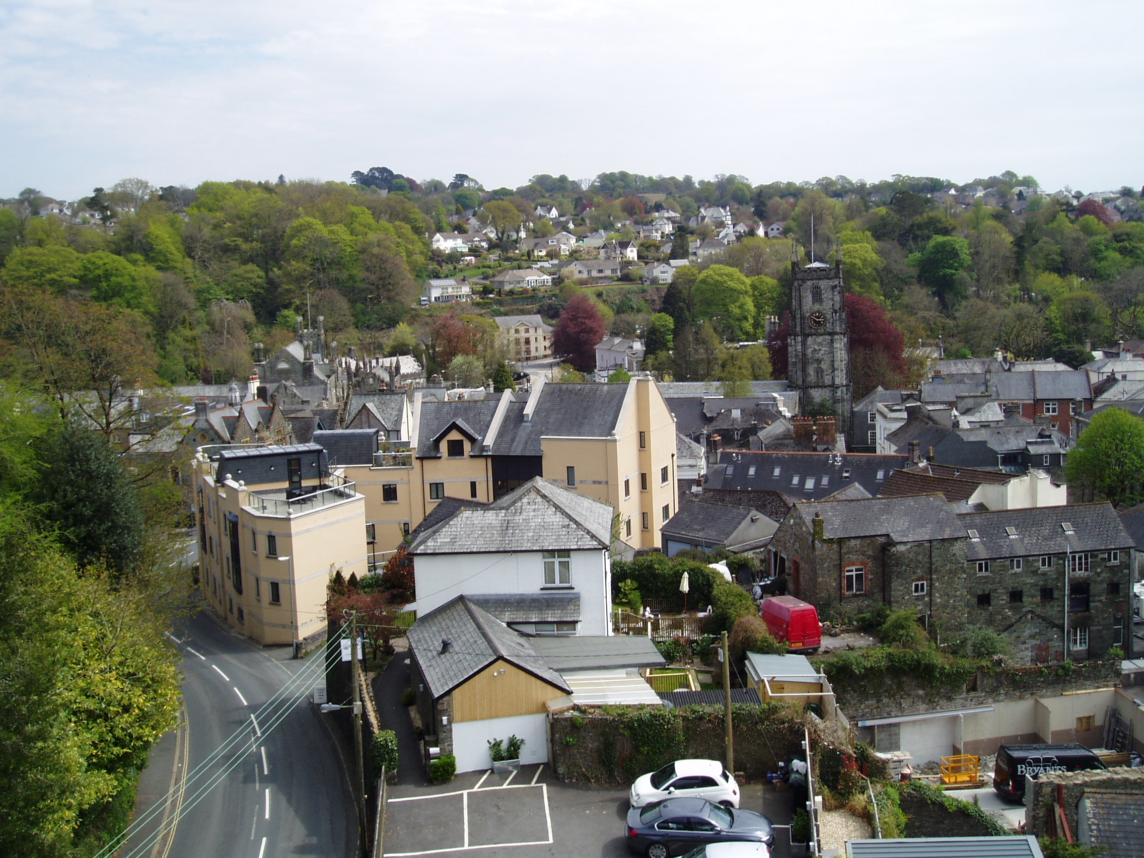 Tavistock view from Bannawell Street Viaduct