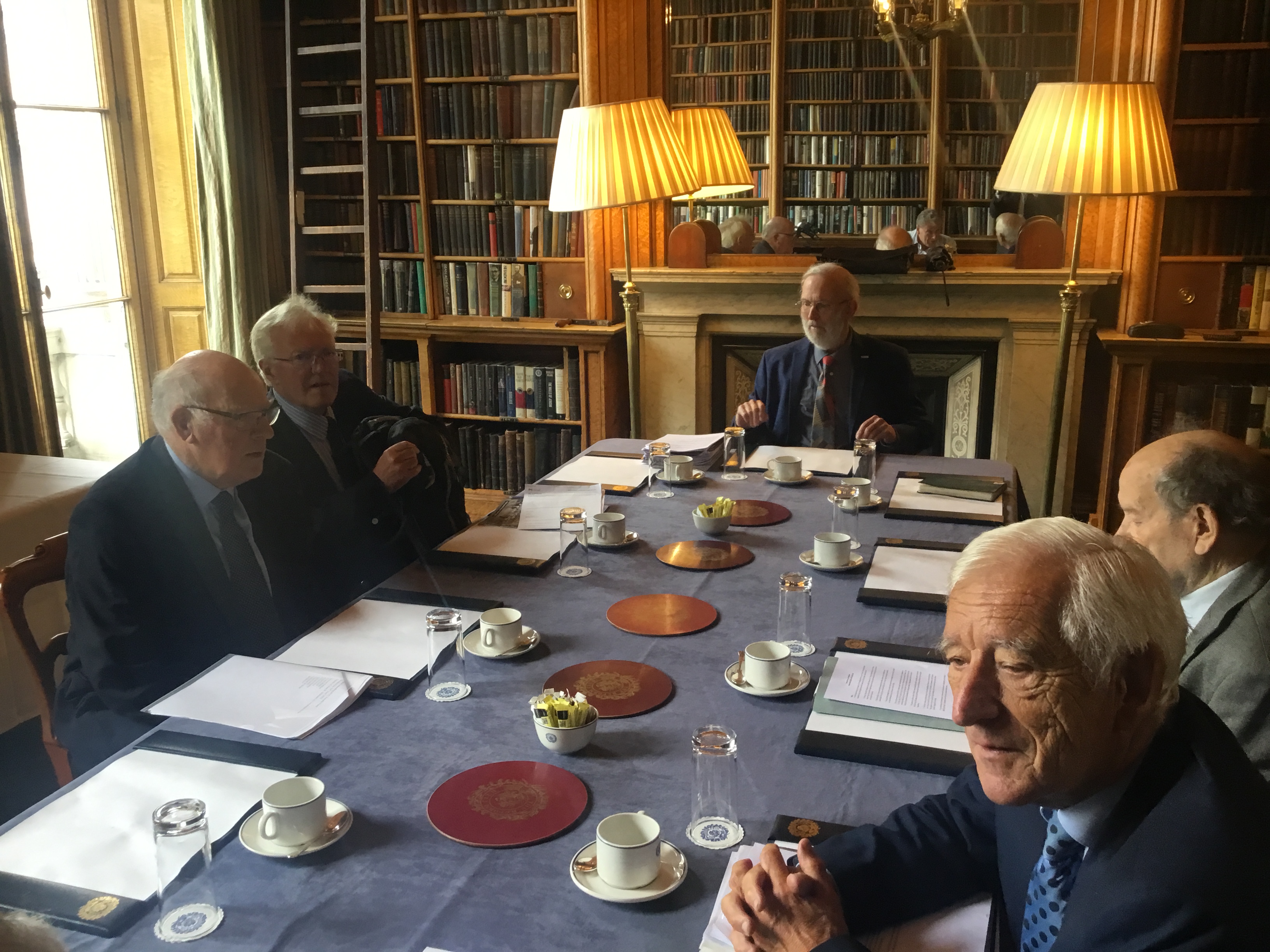 Pic by Ian Brown CBE of Alan Williams, Stewart Palmer, organiser Roger Blake, Roger Ford, Chris Green