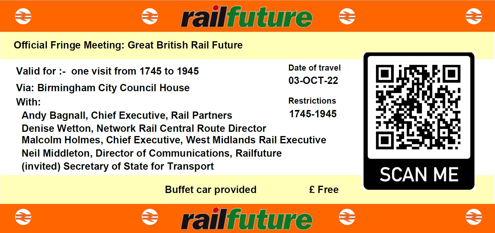 Fringe meeting of Conservative Party 3 October 2022