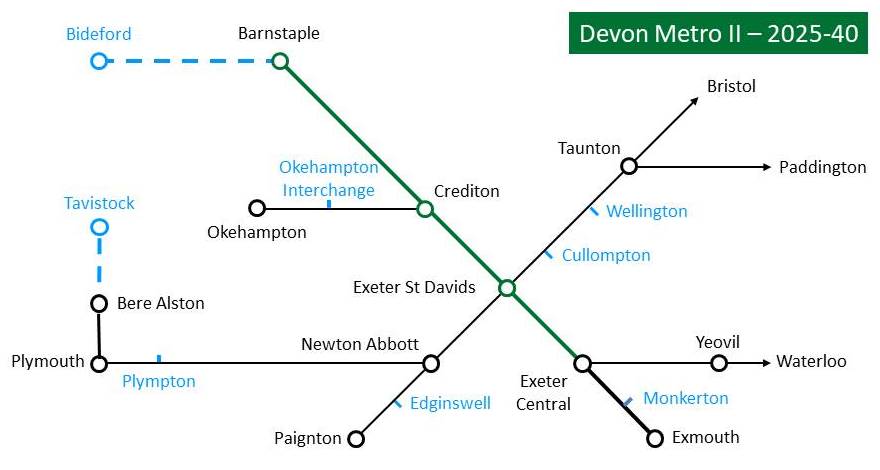 GPH:Devon Metro 2 network - 2025-40 (NDRDA)